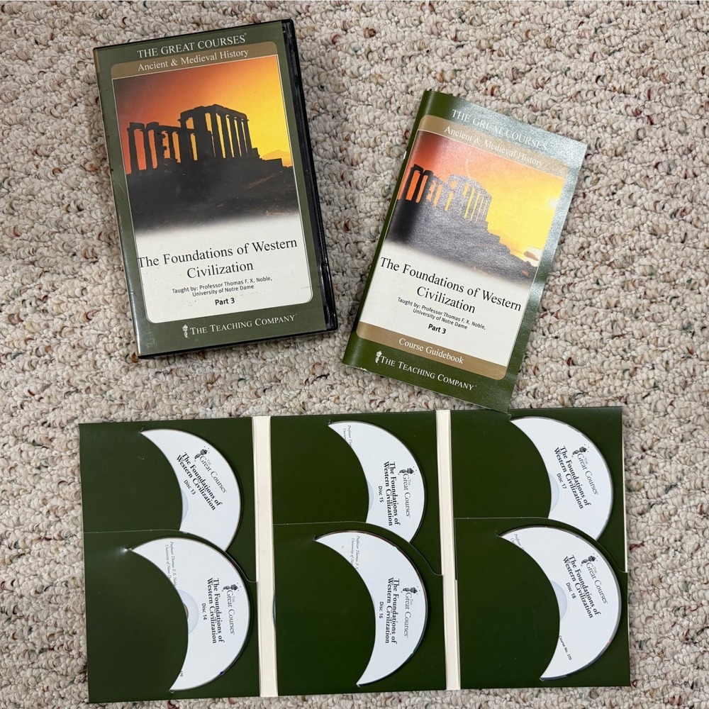 The Great Courses Foundations of Western Civilization Part 3 CD Guidebook Set